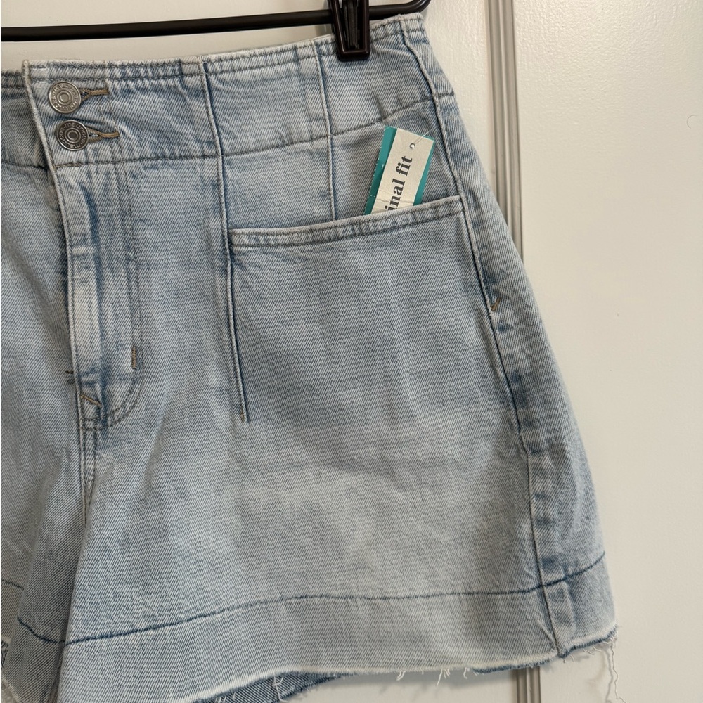 Maurices Light Blue Jean Shorts - Picture 3 of 5